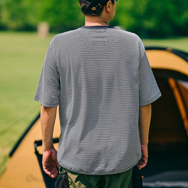 ヒルズフィールド メンズ 半袖Tシャツ HILLS FIELD フィールド ボーダー ビッグ ポケット Tシャツ FIELD BORDER BIG POCKET T-SHIRT アウトドア 釣り HF-TSH-BRP ヒルズフィールド メンズ 半袖Tシャツ HILLS FIELD フィールド ボーダー ビッグ ポケット Tシャツ FIELD BORDER BIG POCKET T-SHIRT アウトドア 釣り HF-TSH-BRP