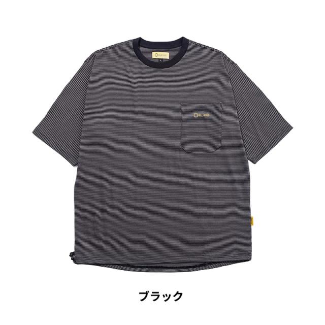 ヒルズフィールド メンズ 半袖Tシャツ HILLS FIELD フィールド ボーダー ビッグ ポケット Tシャツ FIELD BORDER BIG POCKET T-SHIRT アウトドア 釣り HF-TSH-BRP ヒルズフィールド メンズ 半袖Tシャツ HILLS FIELD フィールド ボーダー ビッグ ポケット Tシャツ FIELD BORDER BIG POCKET T-SHIRT アウトドア 釣り HF-TSH-BRP
