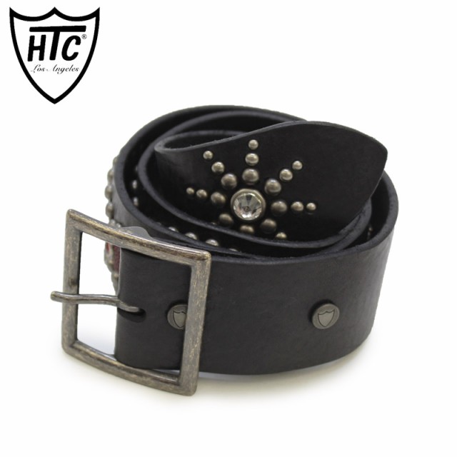 エイチティーシー ハリウッドトレーディングカンパニー HTC PASADENA BELT スタッズ ベルト ヨーロッパライン 21whtci021の通販は