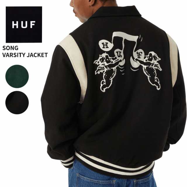 ハフ メンズ スタジャン HUF Song Varsity Jacket バーシティ ジャケット アウター