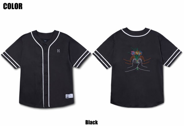 ハフ(HUF) COMMUNITY HAND BASEBALL JERSEY ベースボールシャツ 半袖