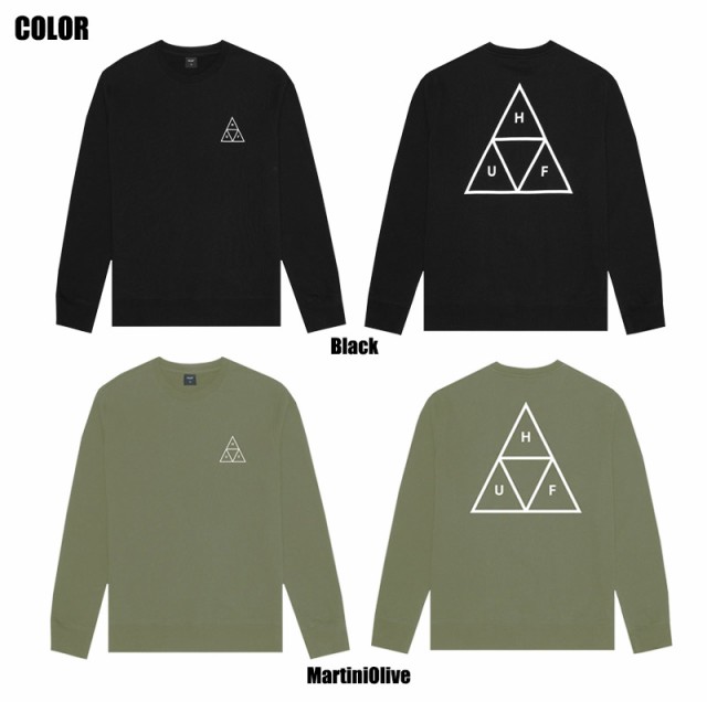 ハフ HUF TRIPLE TRIANGLE CREW クルー スウェット トレーナー