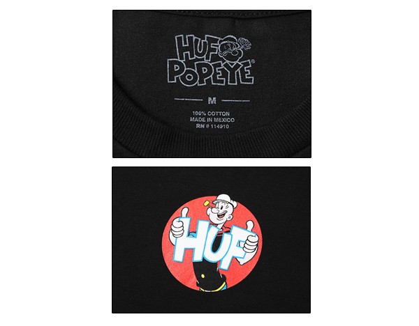 ゆうパケット送料無料 ハフ ポパイ Huf Popeye Popeye Huf Show S S Tee メンズ 半袖 Tシャツ 23 小物 2 の通販はau Pay マーケット Neo Globe Au Pay マーケット店