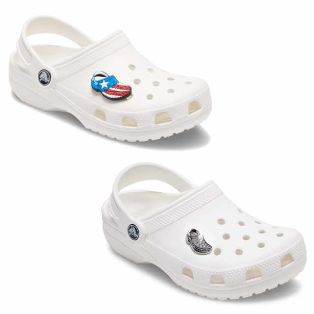 クロックス(CROCS)ジビッツ(jibbitz) クロックスシンボル/クロックス/サンダル/ロゴ/ ゆうパケット可 [BLK]  [AA-2]の通販はau PAY マーケット - Neo Globe au PAY マーケット店