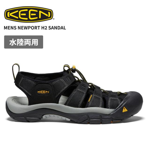 キーン 水陸両用 メンズサンダル KEEN メンズ ニューポート エイチツー サンダル ブラック MENS NEWPORT H2 SANDAL 1001907