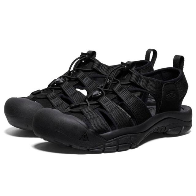 キーン 水陸両用 メンズサンダル KEEN メンズ ニューポート エイチツー サンダル トリプルブラック MENS NEWPORT H2 SANDAL 1022258_1