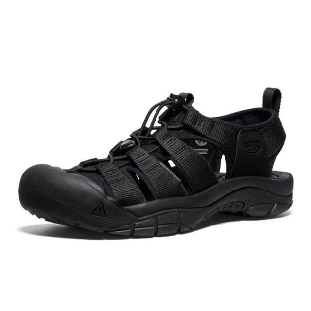 キーン 水陸両用 メンズサンダル KEEN メンズ ニューポート エイチツー サンダル トリプルブラック MENS NEWPORT H2 SANDAL 1022258_2