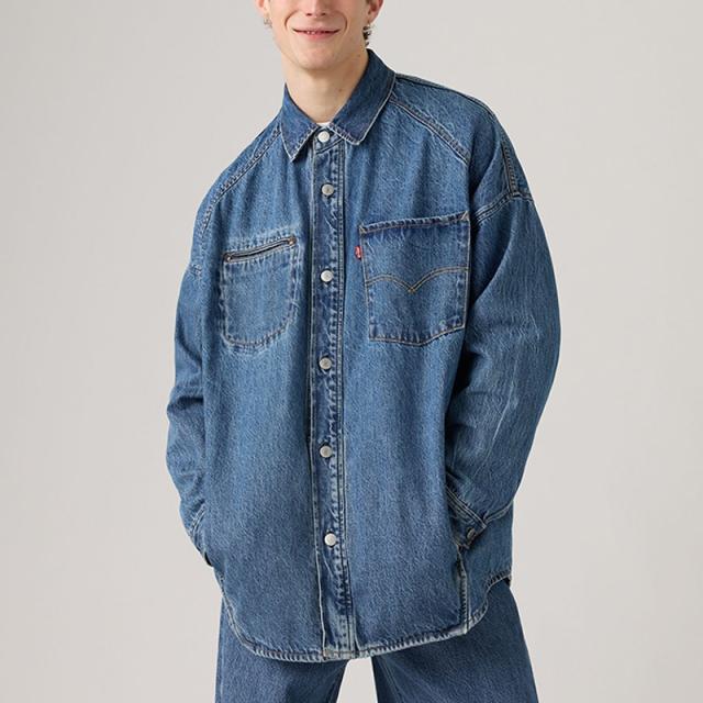 リーバイス メンズ デニム カバーオール Levi's TWISTED シャツ