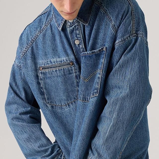 リーバイス メンズ デニム カバーオール Levi's TWISTED シャツ