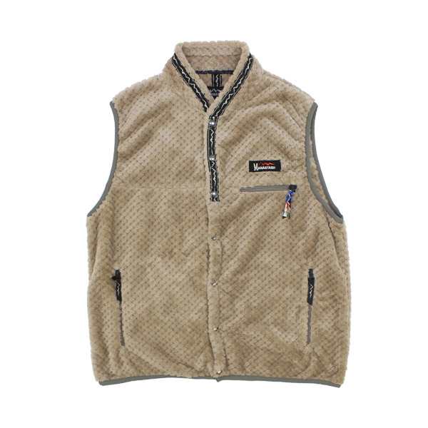 マナスタッシュ(MANASTASH) メンズ THERMAL FLEECE VEST サーマル