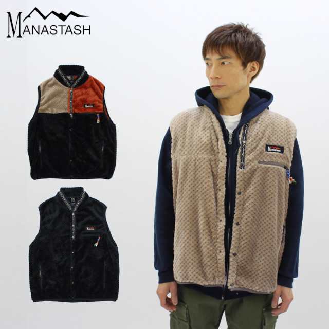 マナスタッシュ(MANASTASH) メンズ THERMAL FLEECE VEST