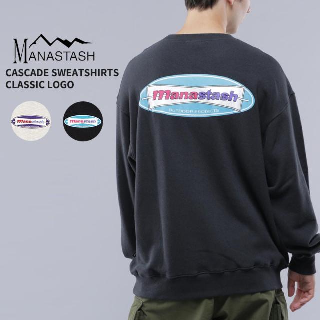 マナスタッシュ MANASTASH CASCADE SWEATSHIRTS CLASSIC LOGO クルーネックスウェット トレーナー トップス 792-4132001