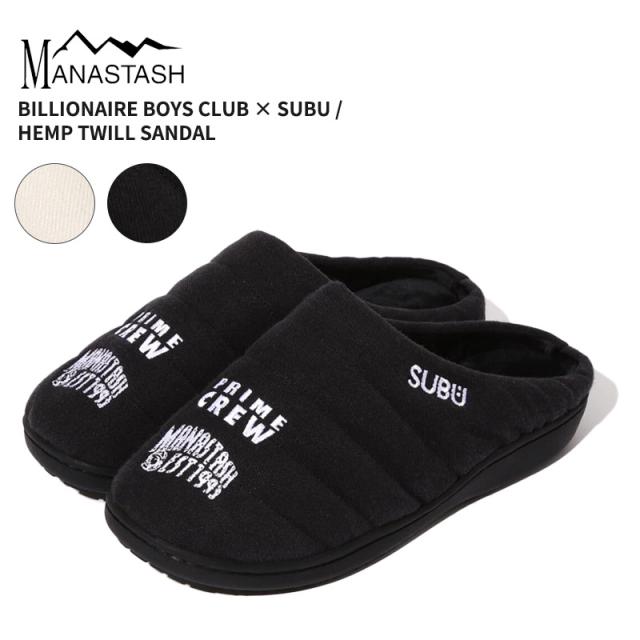 マナスタッシュ サンダル MANASTASH ビリオネア ボーイズ クラブ × スブ ヘンプ ツイル サンダル BILLIONAIRE BOYS CLUB × SUBU / HEMP TWILL SANDAL シューズ 靴 792-4293001