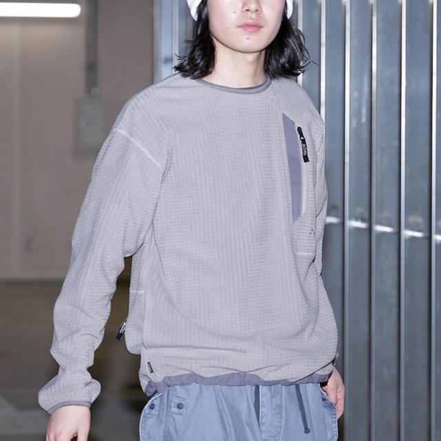 マナスタッシュ メンズ フリーストップス  MANASTASH グリッド フリース クルー GRID FLEECE CREW トップス 792-5230001_3