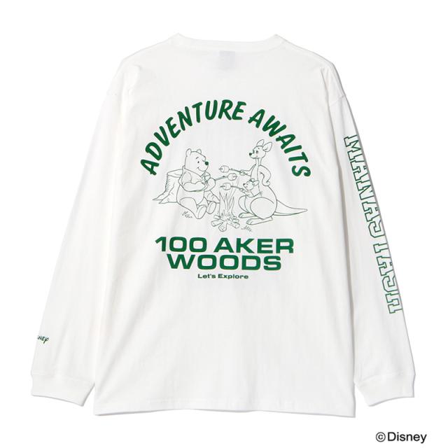 マナスタッシュ メンズ 長袖Tシャツ レディース くまのプーさん