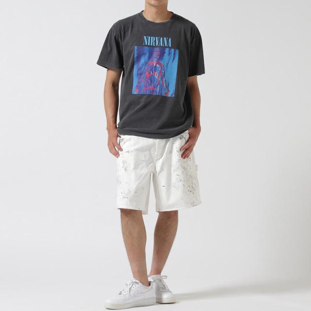 マナスタッシュ メンズ バンドTシャツ MANASTASH ニルヴァーナ コラボ