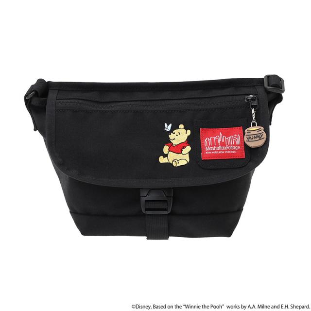 マンハッタンポーテージ くまのプーさん ディズニーコラボ メッセンジャーバッグ 斜めがけ Manhattan Portage NYLON MESSENGER BAG (XXS) FZP 500D CORDURA 25 / POOH MP1603FZP500PH25