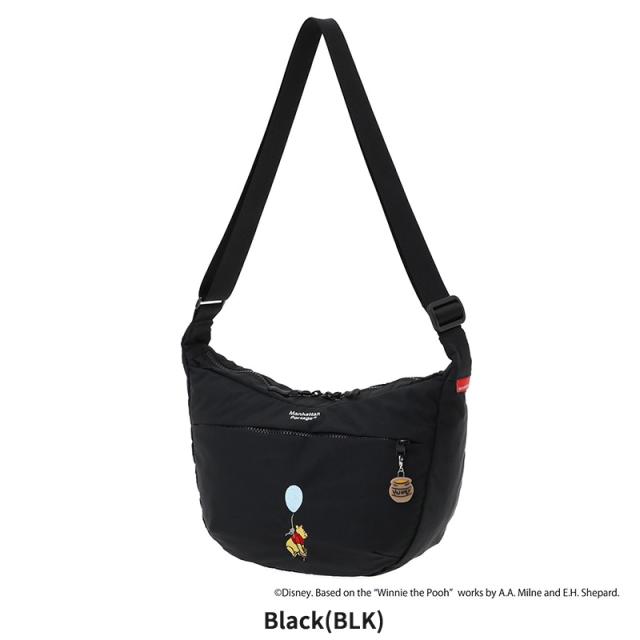 マンハッタンポーテージ くまのプーさん ディズニーコラボ ショルダーバッグ 斜めがけ Manhattan Portage DUET SHOULDER BAG NYLON TUSSAH QUILL 25 / POOH ムーンバッグ MP2409TSPH25