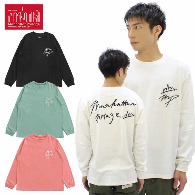 マンハッタン ポーテージ(Manhattan Portage) Long Sleeve Print T