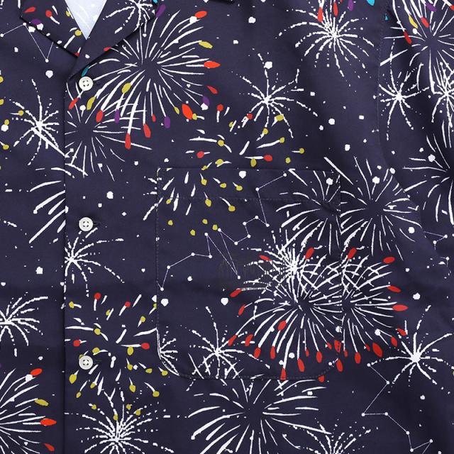 マンハッタン ポーテージ レディース 半袖Tシャツ メンズ Manhattan Portage ショートスリーブ アロハシャツ S/S Aloha Shirts 開襟シャツ MP-M634_3