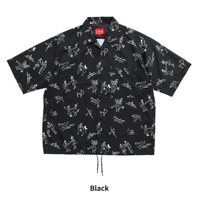 マンハッタン ポーテージ レディース 半袖Tシャツ メンズ Manhattan Portage ショートスリーブ アロハシャツ S/S Aloha Shirts 開襟シャツ MP-M634_8