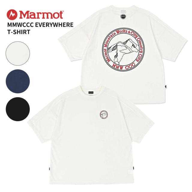 マーモット コラボ メンズ 半袖Tシャツ  MMWCCC エブリウェアTシャツ トップス カットソー mtss25mst303cc