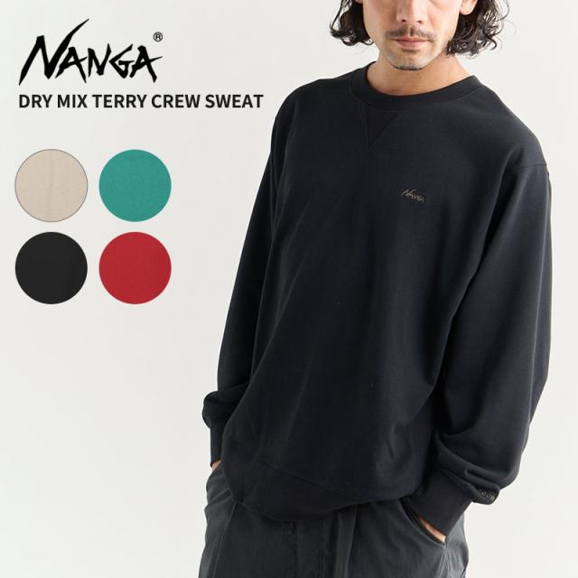 ナンガ スウェット トレーナー メンズ レディース NANGA ドライミックス テリー クルースウェット DRY MIX TERRY CREW SWEAT トップス N2530-1K101A