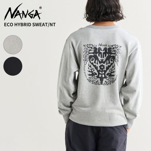 ナンガ スウェット トレーナー メンズ レディース NANGA エコハイブリッド スウェット クルーネック ECO HYBRID SWEAT/NT トップス ユニセックス N2530-1L065Z