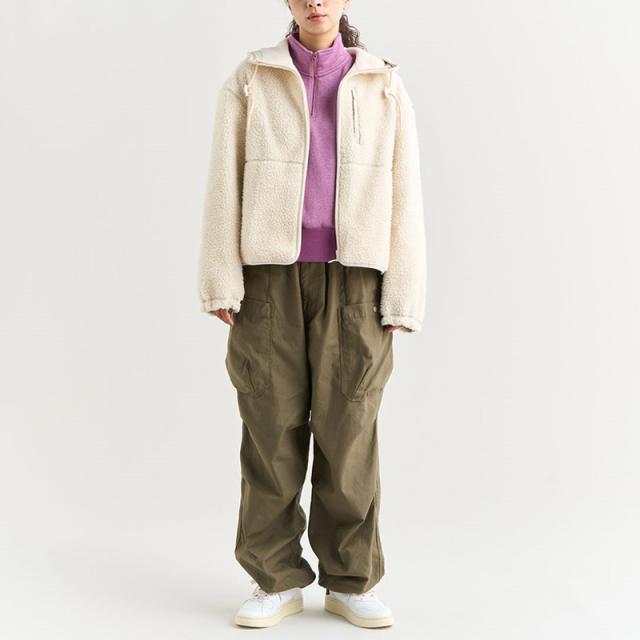 ナンガ レディース ボア上衣 NANGA ボア フリース フルジップパーカー BOA FLEECE FULL ZIP PARKA W アウター 冬 ボアアウター N2530-1P116D
