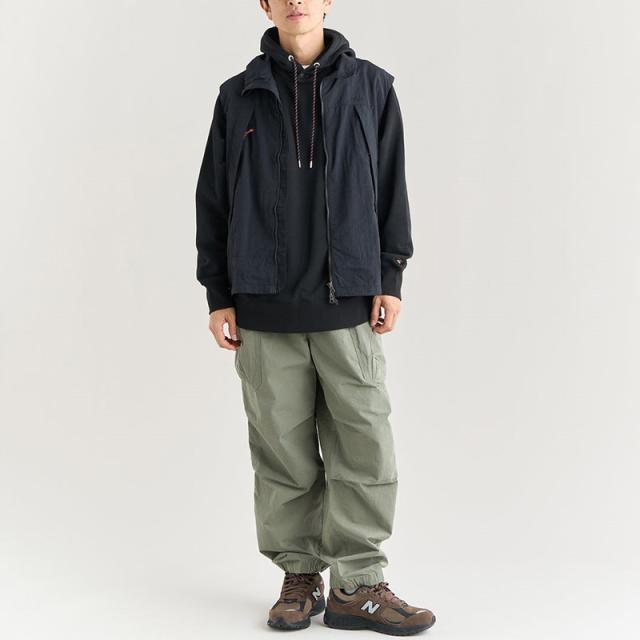 ナンガ メンズ ナイロンベスト レディース NANGA ナイロンタッサー トラックベスト NYLON TUSSER TRACK VEST アウトドア キャンプ N2600-1C132A_2