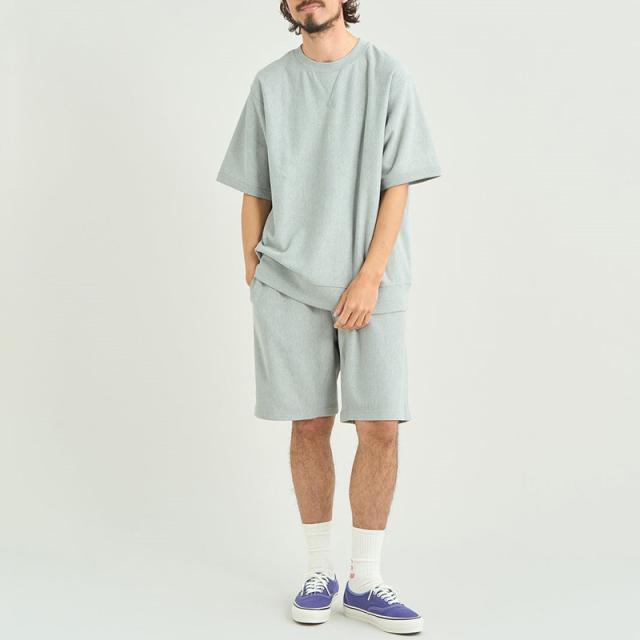 ナンガ メンズ 吸湿速乾 スウェット ショートパンツ NANGA ドライミックス スウェットショーツ DRY MIX SWEAT SHORTS アウトドア 春夏 N2610-1E025A_1