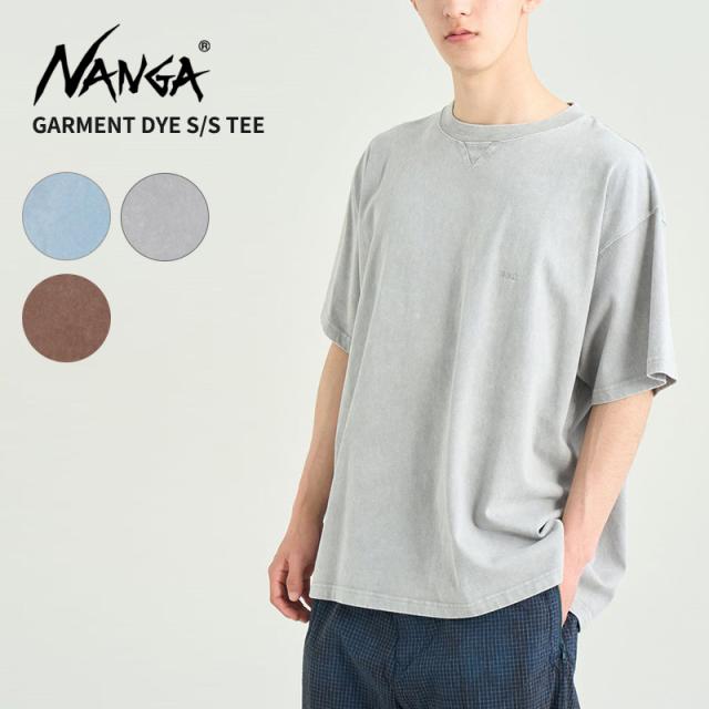 ナンガ メンズ 半袖Tシャツ Tシャツ NANGA ガーメント ダイ ショートスリーブ Tシャツ GARMENT DYE S/S TEE アウトドア HOLI N2610-1M191C