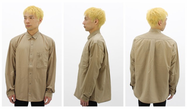 ナンガ(NANGA) AIR CLOTH COMFY L/S SHIRT エアクロスコンフィロング