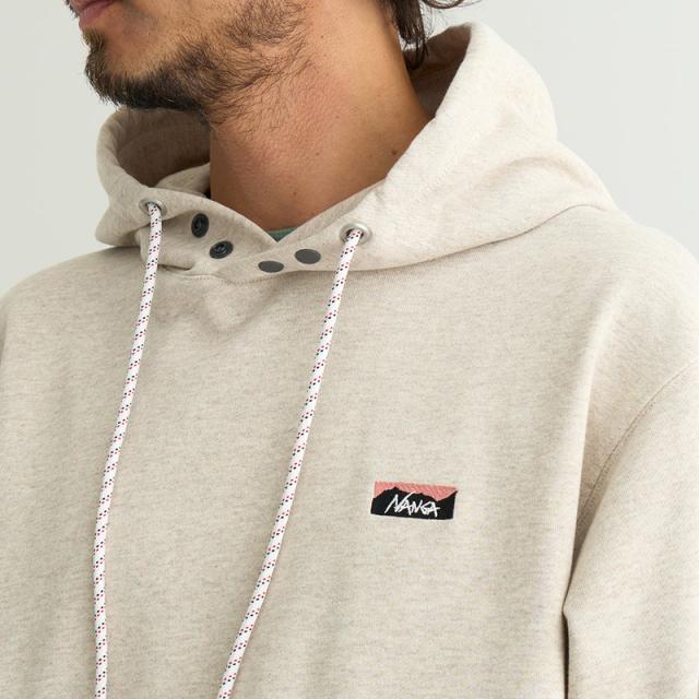 ナンガ スウェットパーカー メンズ レディース NANGA エコハイブリッド ミニボックスロゴ エンブロイダリー パーカー ECO HYBRID MINI BOX LOGO EMBROIDERY SWEAT HOODIE トップス NW2441-1F014_3