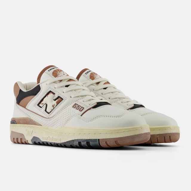ニューバランス スニーカー New Balance 550 VGC BB550 White/Brown バスケットボール シューズ nb-bb550vgc