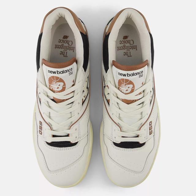 ニューバランス スニーカー New Balance 550 VGC BB550 White/Brown バスケットボール シューズ nb-bb550vgc
