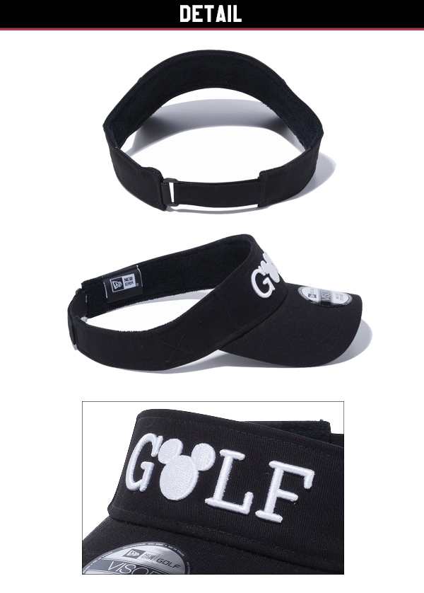 ニューエラ New Era サンバイザー ディズニー Golf ミッキーマウス シルエット Black ゴルフ サンバイザー 帽子 の通販はau Pay マーケット Neo Globe Au Pay マーケット店