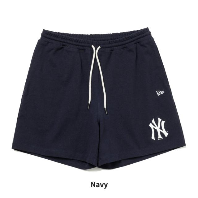 ニューエラ ショートパンツ 短パン NEW ERA ヘビーウェイト コットン MLB Apparel ニューヨーク・ヤンキース ネイビー パンツ ボトムス 半ズボン メンズ 14122017_6