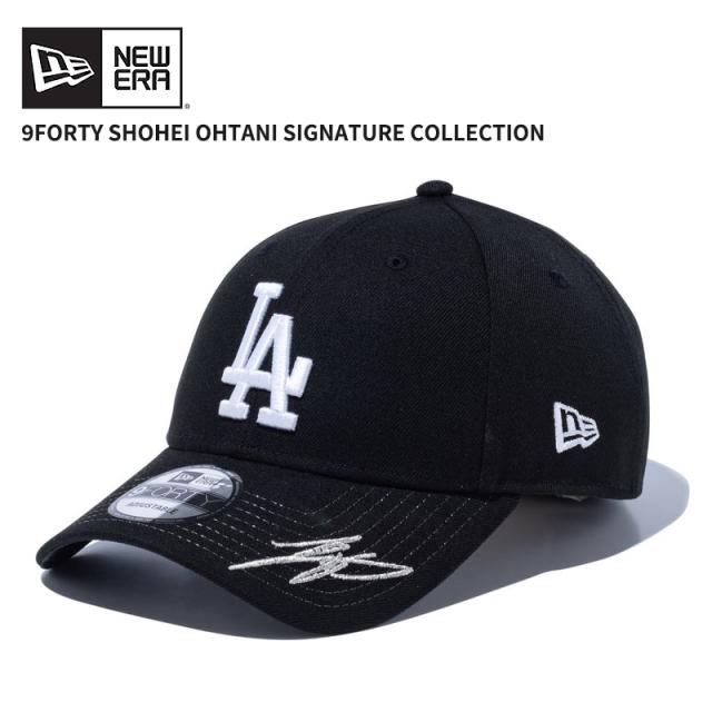 ニューエラ キャップ 大谷翔平 NEW ERA 9FORTY Shohei Ohtani Signature Collection ロサンゼルス・ドジャース サイン ブラック 帽子 14517915の通販は