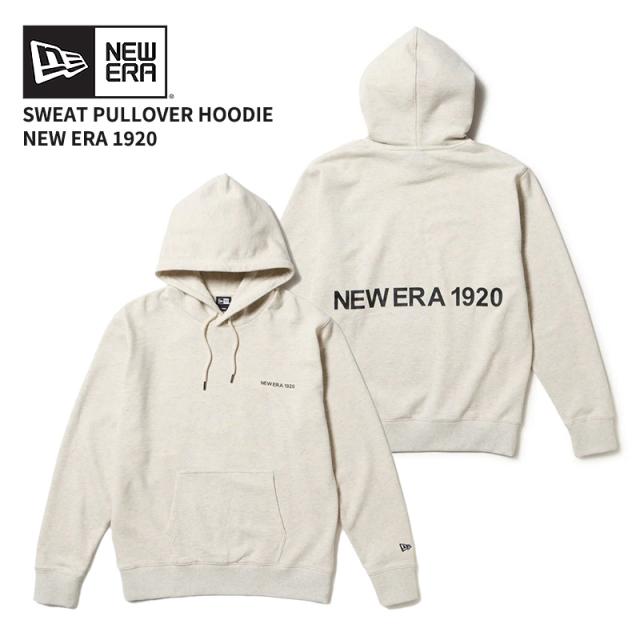 ニューエラ メンズ スウェットパーカー レディース NEW ERA 裏毛 スウェット プルオーバーフーディー NEW ERA 1920 オートミール トップス 14682633