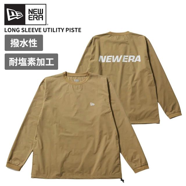 ニューエラ メンズ ピステ ラッシュガード 長袖Tシャツ 水陸両用 NEW ERA 長袖 ユーティリティー ピステ Utility Piste カーキ カットソー Tシャツ トップス 14774265
