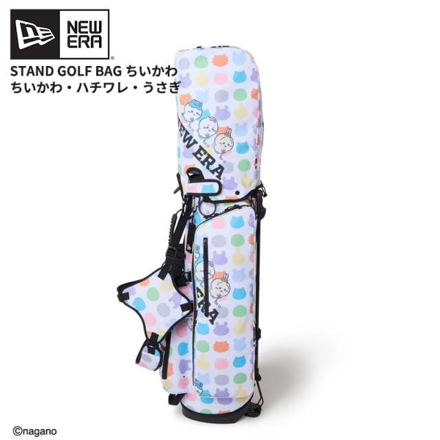 ニューエラ ゴルフバッグ 9型 48インチ ちいかわ スタンドバッグ NEW ERA スタンド キャディーバッグ ちいかわ / ちいかわ・ハチワレ・うさぎ ホワイト/マルチ 14864491