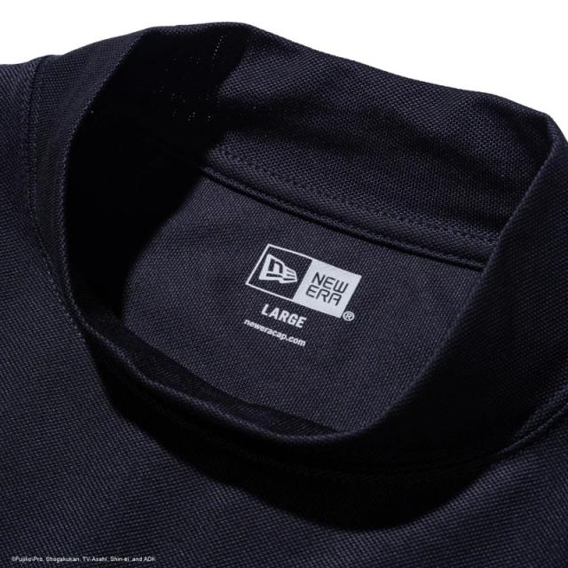 ニューエラ 半袖Tシャツ モックネック 半袖Tシャツ NEW ERA 半袖 鹿の子 ミッドネック Tシャツ ドラえもん ネイビー ゴルフ カットソー トップス 14935373_3