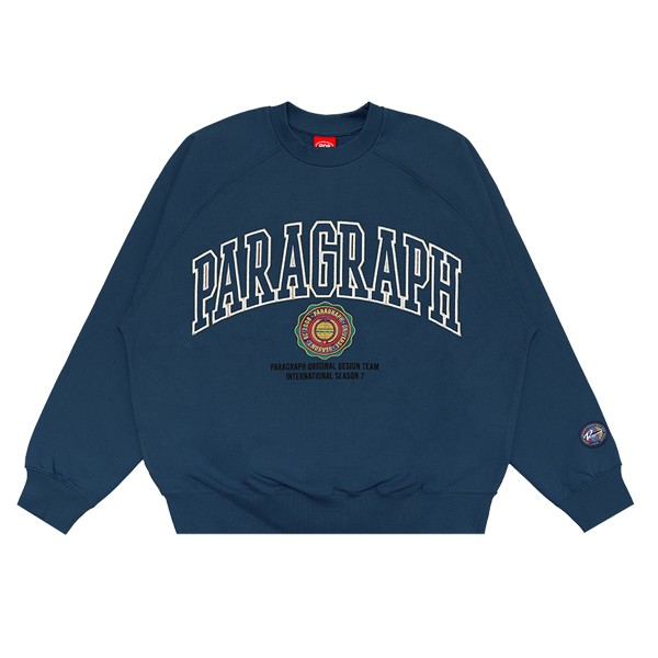 パラグラフ(paragraph) COLLEGE EMBROIDERY SWEAT NO.006/NO.6