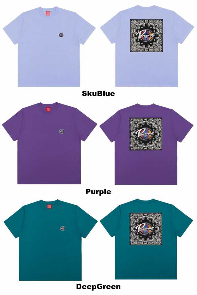 パラグラフ(paragraph) PAISLEY LOGO T-SHIRT NO.013/NO.13 ペイズリー