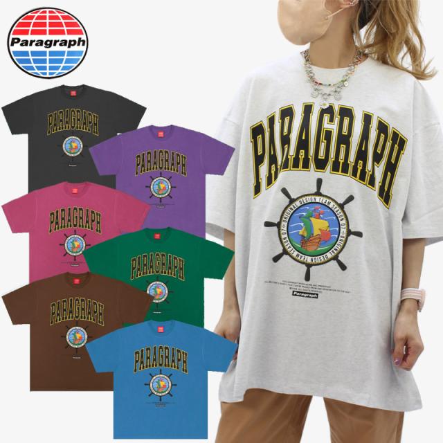パラグラフ Tシャツ paragraph CRUISE T-SHIRT NO.036 NO.36 カレッジロゴ マリン 半袖 メンズ レディース カットソー no-036の通販は 5,953円