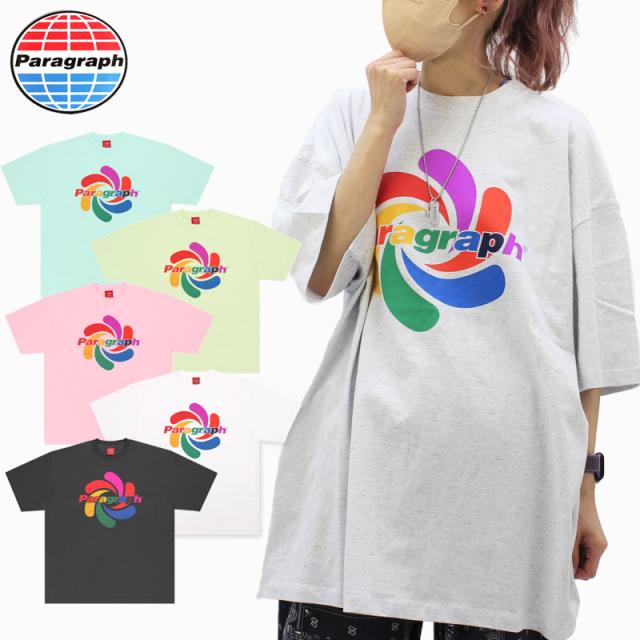 パラグラフ Tシャツ paragraph PALETTE PRINTING T-SHIRT NO.053 NO.53 パレットデザイン 半袖 メンズ レディース カットソー no-053の通販はTシャツ