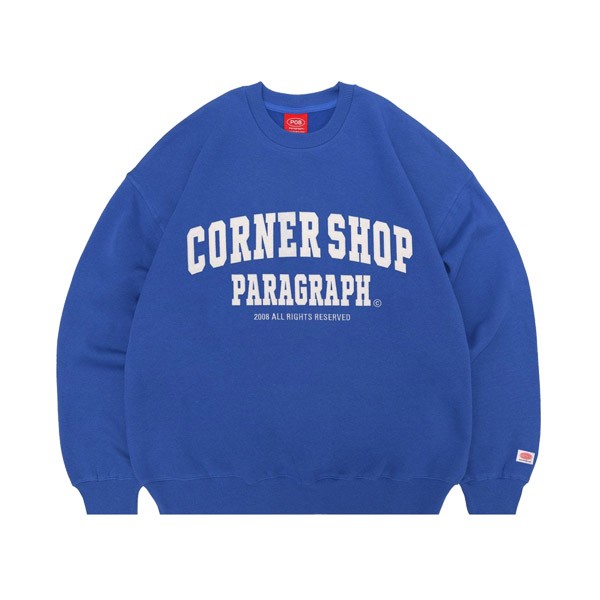 パラグラフ paragraph CORNER SHOP SWEAT NO.08-012 クルー スウェット 