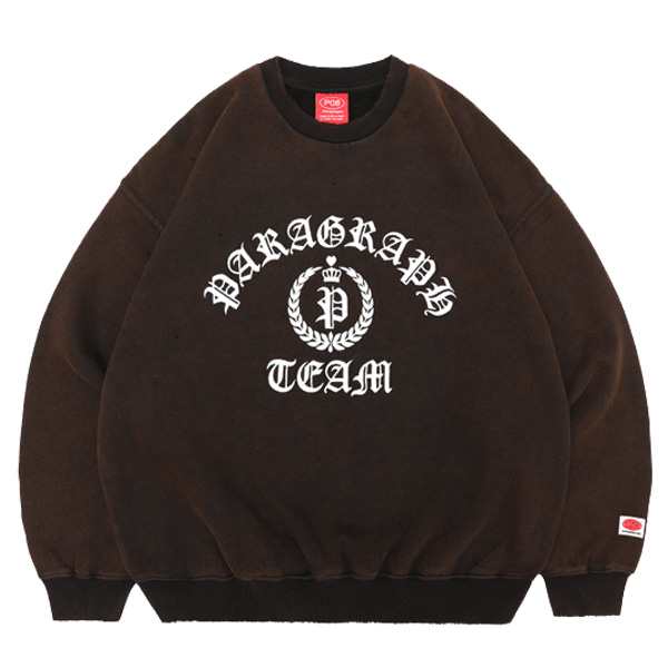 パラグラフ paragraph CLOISTER BLACK LOGO CREW SWEAT NO.08-027