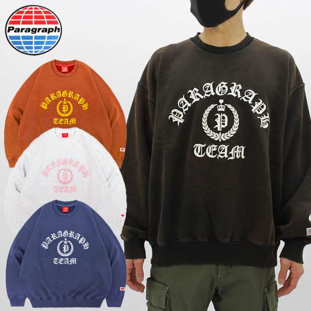 パラグラフ paragraph CLOISTER BLACK LOGO CREW SWEAT NO.08